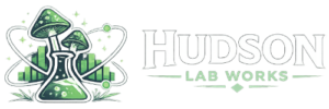 hudsonlabworks white logo